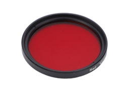 Filtro de lente vermelho completo para Nikon, vidro óptico à prova d'água, filtro de lente vermelho para câmera.