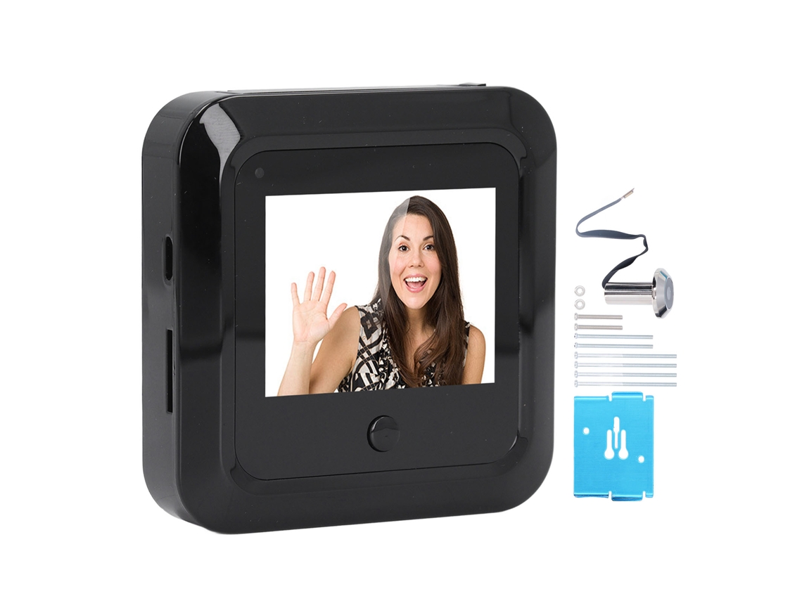Visor Digital de Porta com Câmera 0.3mp com Tela 2.4