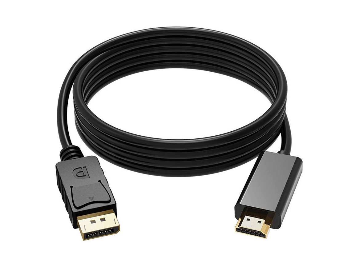 Cabo Dp para Hdmi de 1,8 M Transmissão Vídeo 4k Ultra Hd AQUAFORGE