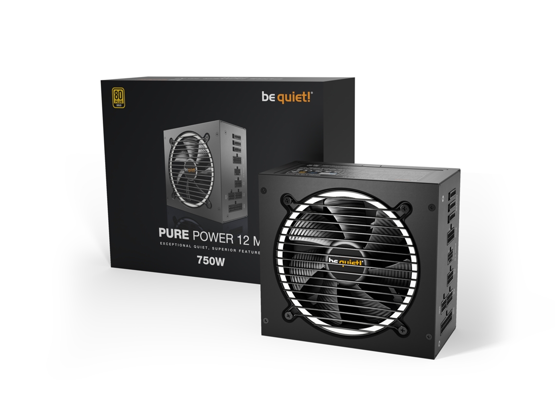 Fonte de Alimentação Be Quiet! Pure Power 12 M  750 W 204 Pin Atx Atx Preto
