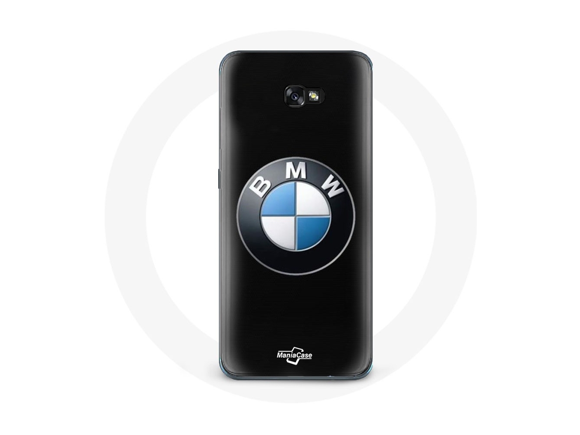 Capa para Samsung galaxy A5 2017 BMW logotipo Fundo preto