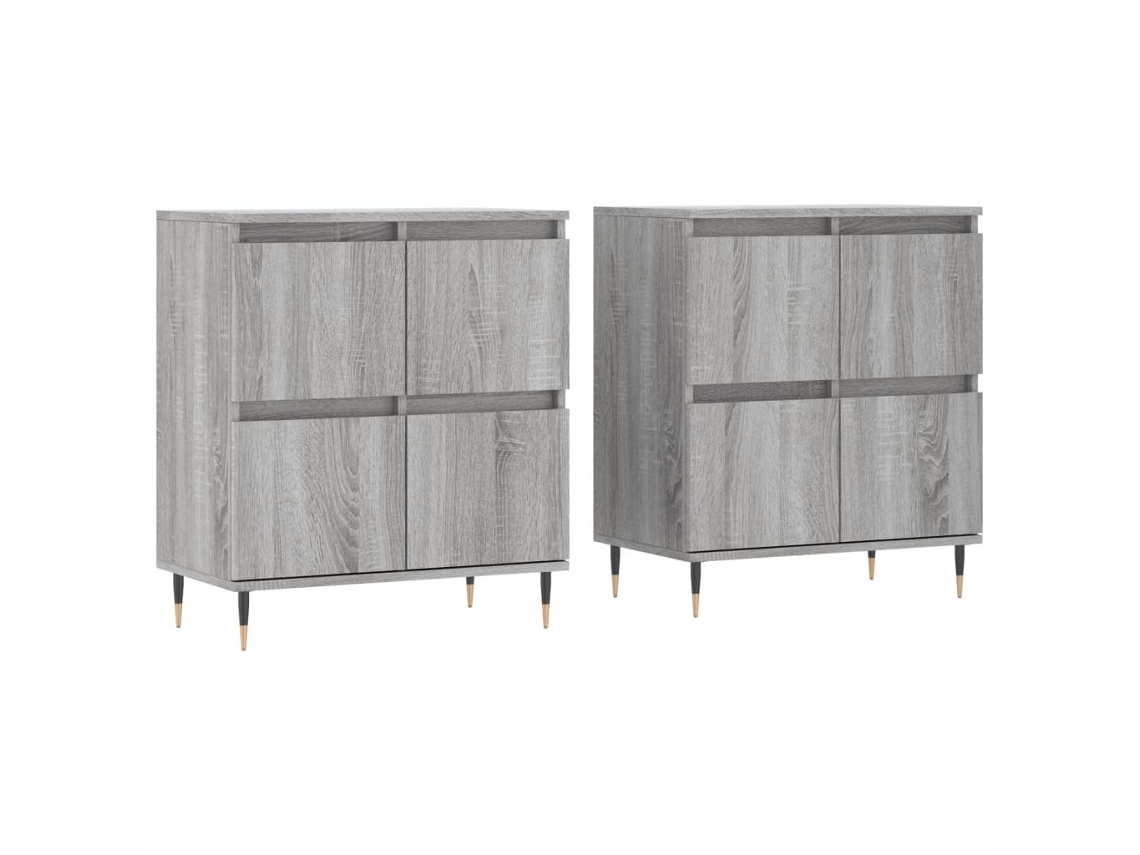Sideboard, Sideboards Vidaxl Cinzeto Madeira Processada (n/a)