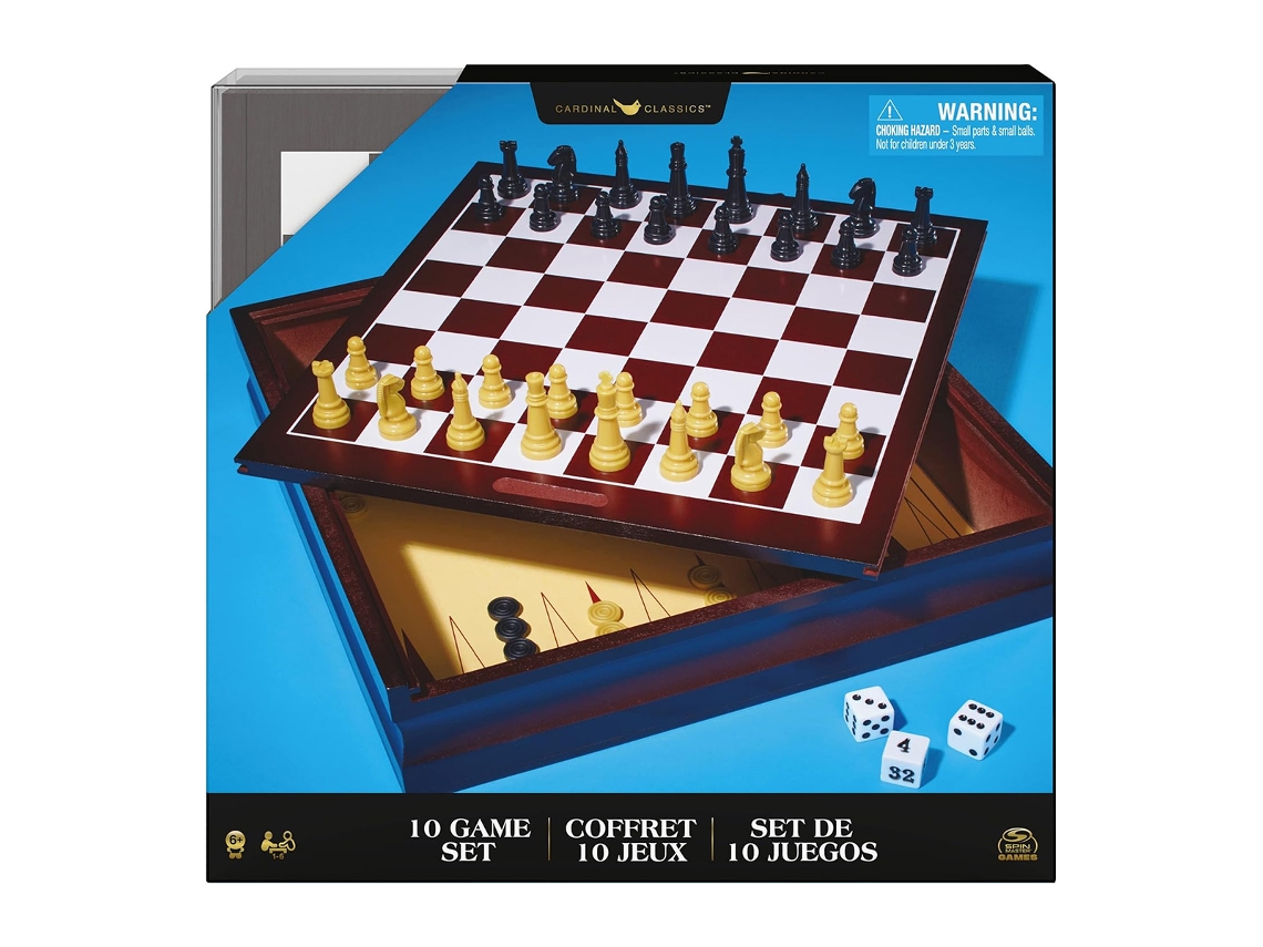 SPIN MASTER Conjunto de 10 Jogos Clássicos Multicor