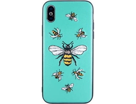Embroidered iPhone X-XS (bee)