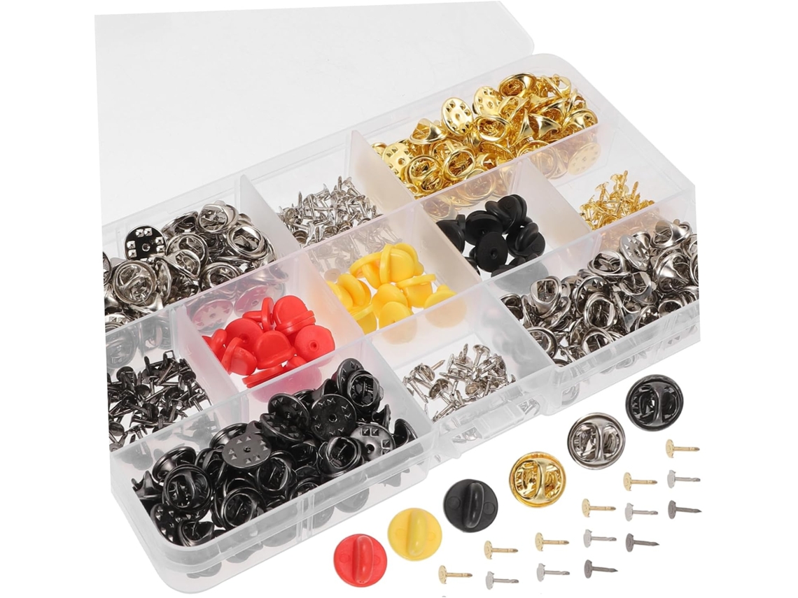 Conjunto De 430 Peças Abotoaduras Broches