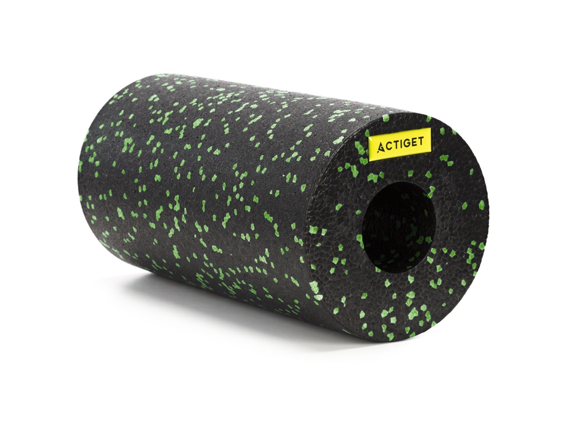 Disco De Ginástica Para Massagem Corporal. Disco De Espuma De Tamanho Médio, Cor Preta-e-verde.