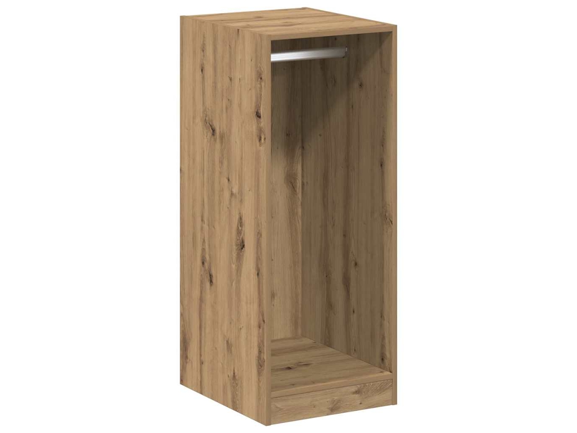 Conjunto 1 Guarda-roupa Moderno Vidaxl Castanho Derivados De Madeira (41 X 48 X 102 Cm)