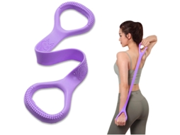 Banda Elástica Em Forma De 8 Para Exercícios De Braço, Costas E Ombros, Yoga E Pilates