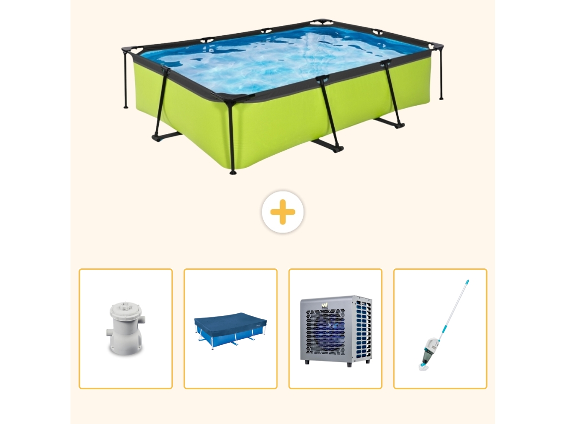 Exit-toys Piscina Exit Retangular - 300x200x65 Cm - 5-peças S313
