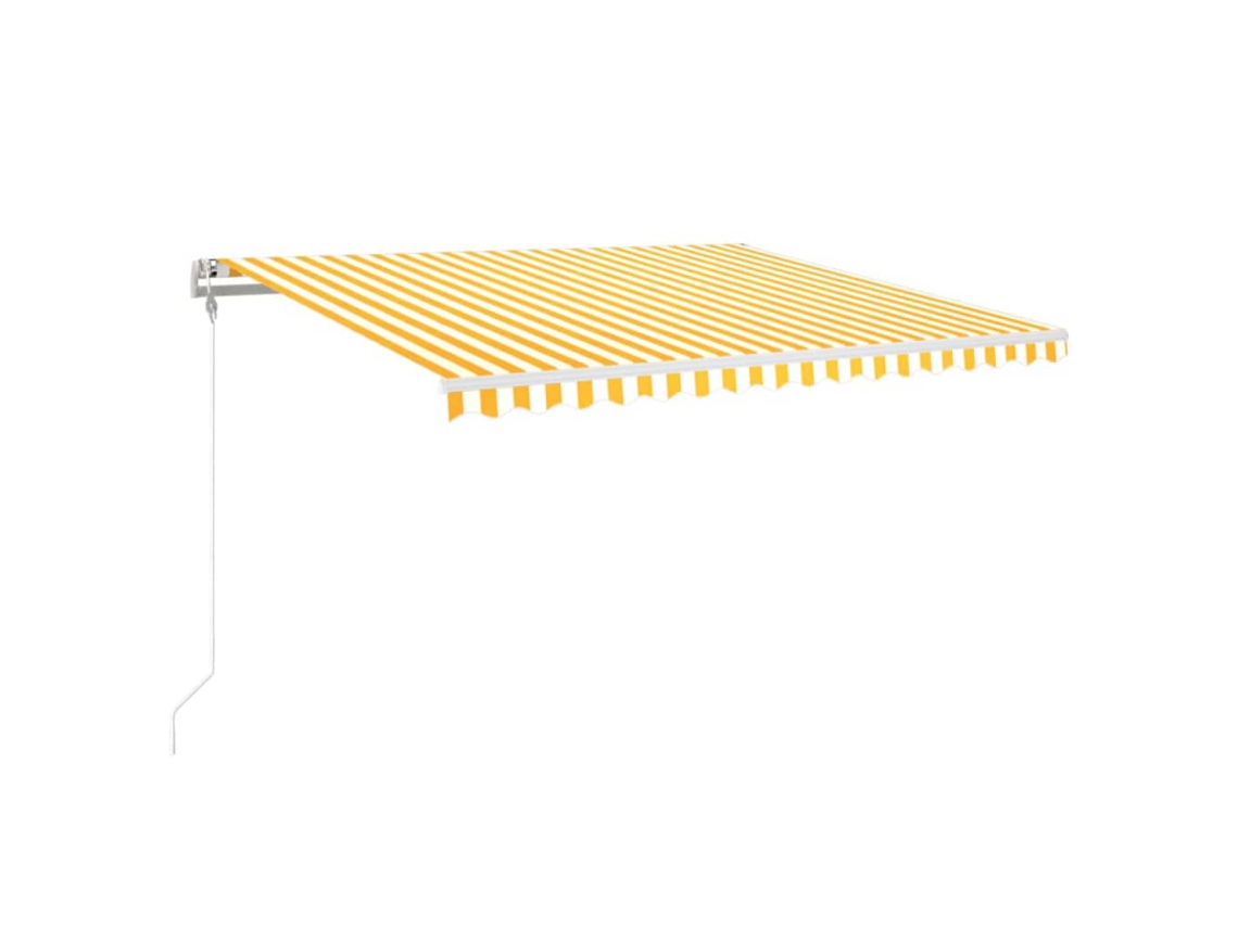 Retractable Awning, Retractable Awnings Vidaxl Amarelo Alumínio (450 X 350 Cm)