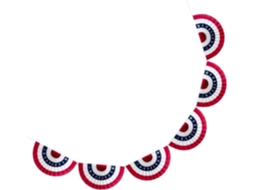 Kit de 1 Faixa Decorativa para Festa em Cores Sortidas, Feita de Poliéster, para o Dia da Independência. Fácil de CHABERLU
