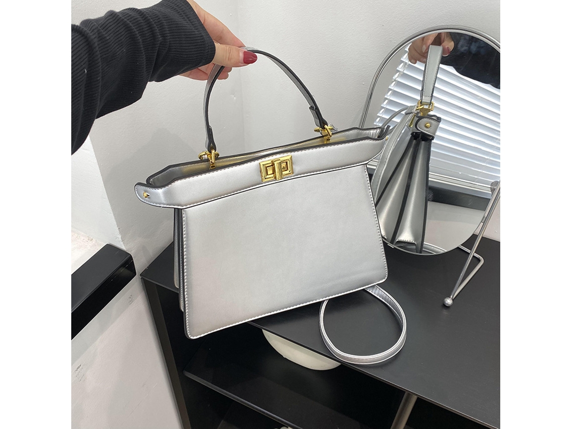 Bolsa Tote AQUAFORGE Feminina, Ombro, Elegante, Mão, Grande, Viagem, Carteira