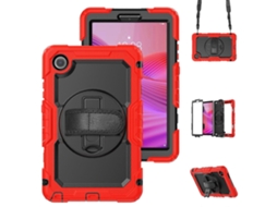 Capa Híbrida De Silicone Para Tablet Lenovo Tab K9 / Tab One E Lenovo Tab M8 De 4ª Geração Com Alça De Ombro.