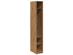 Conjunto 1 Wardrobe, Wardrobes Vidaxl Marrom Madeira Processada (30 X 50 X 200 Cm)