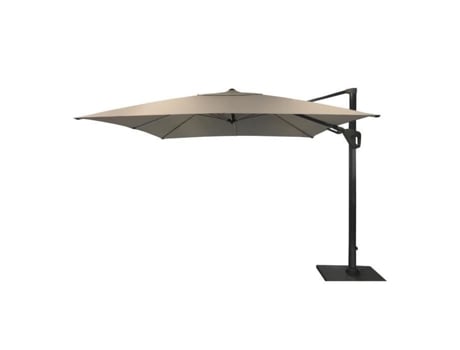 Parasol Desviado Elios Novasun Orientável Alu/novasun Chiné Claro 3 X 3 M Proloisirs