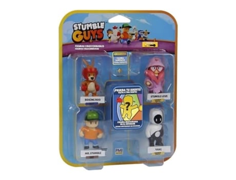 Bizak Stumble Guys Pack 5 Figuras Acción 6 Cm Boxing Roo 64112045 Br Bizakp25