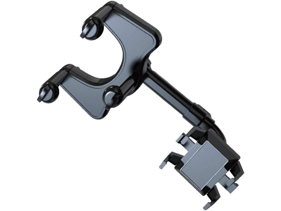 Suporte Para Celular Veicular Com Rotação De 360 Graus E Encaixe No Espelho Retrovisor.