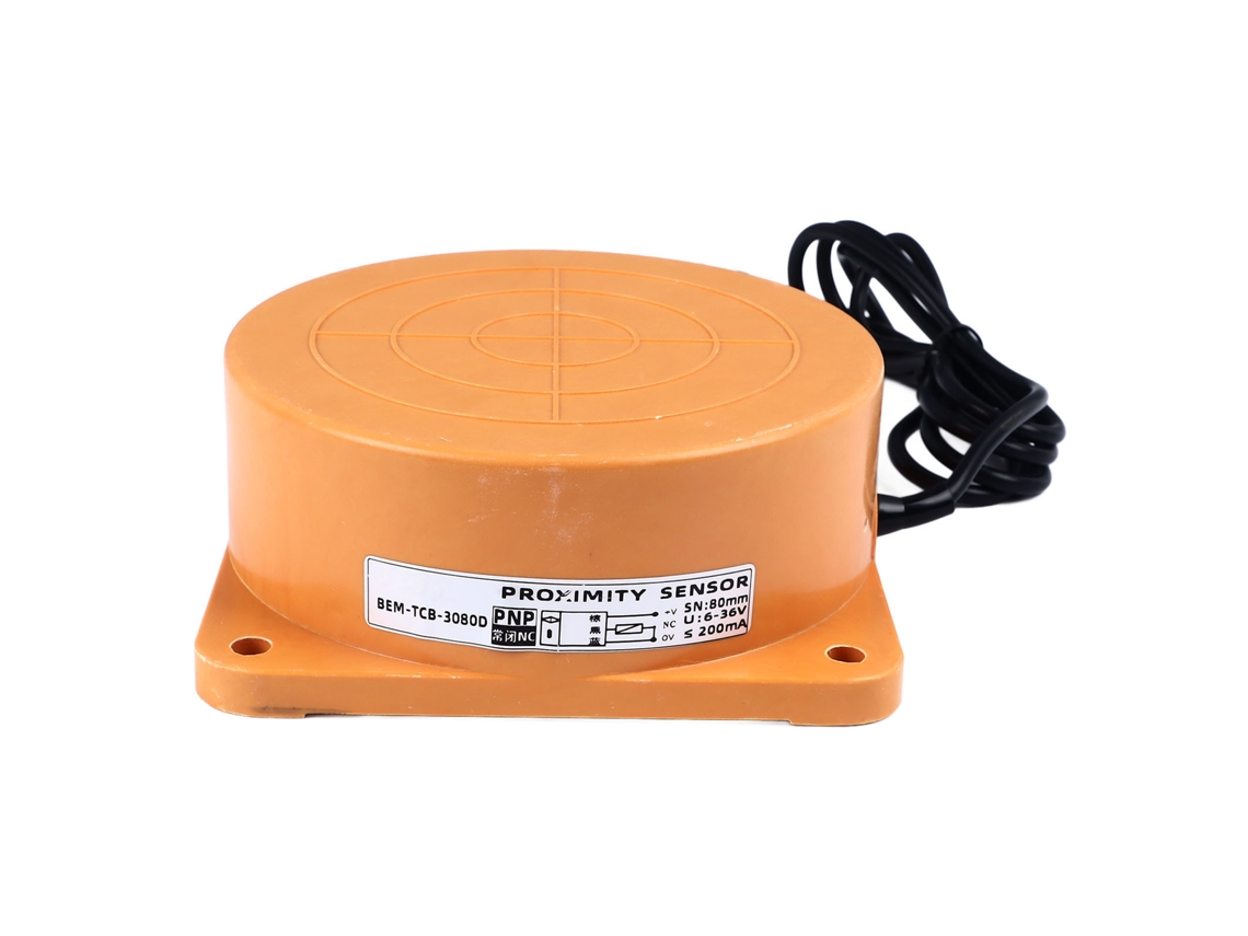 Sensor Indutivo De Proximidade 3 Fios Pnp Nc Abs Redondo Não Embutido Dc6‑36v Metal Hall