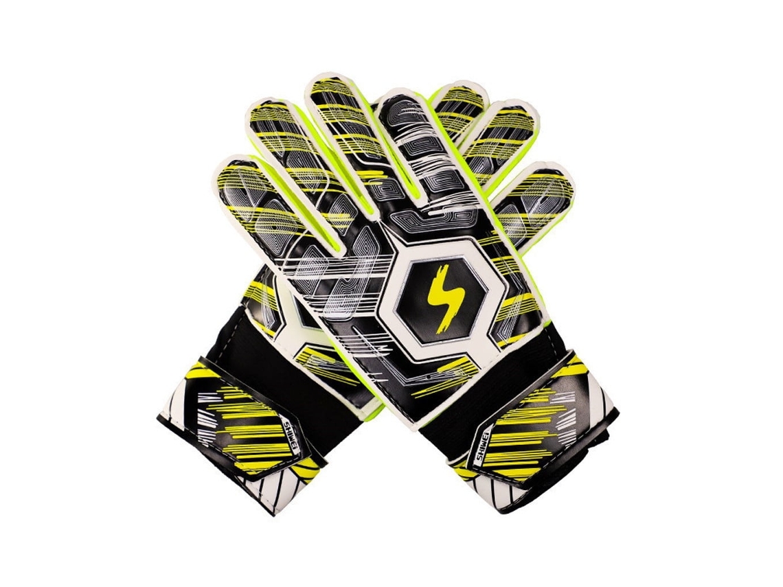 Luvas de treino para goleiro de futebol infantil, tamanhos 5, 6 e 7.