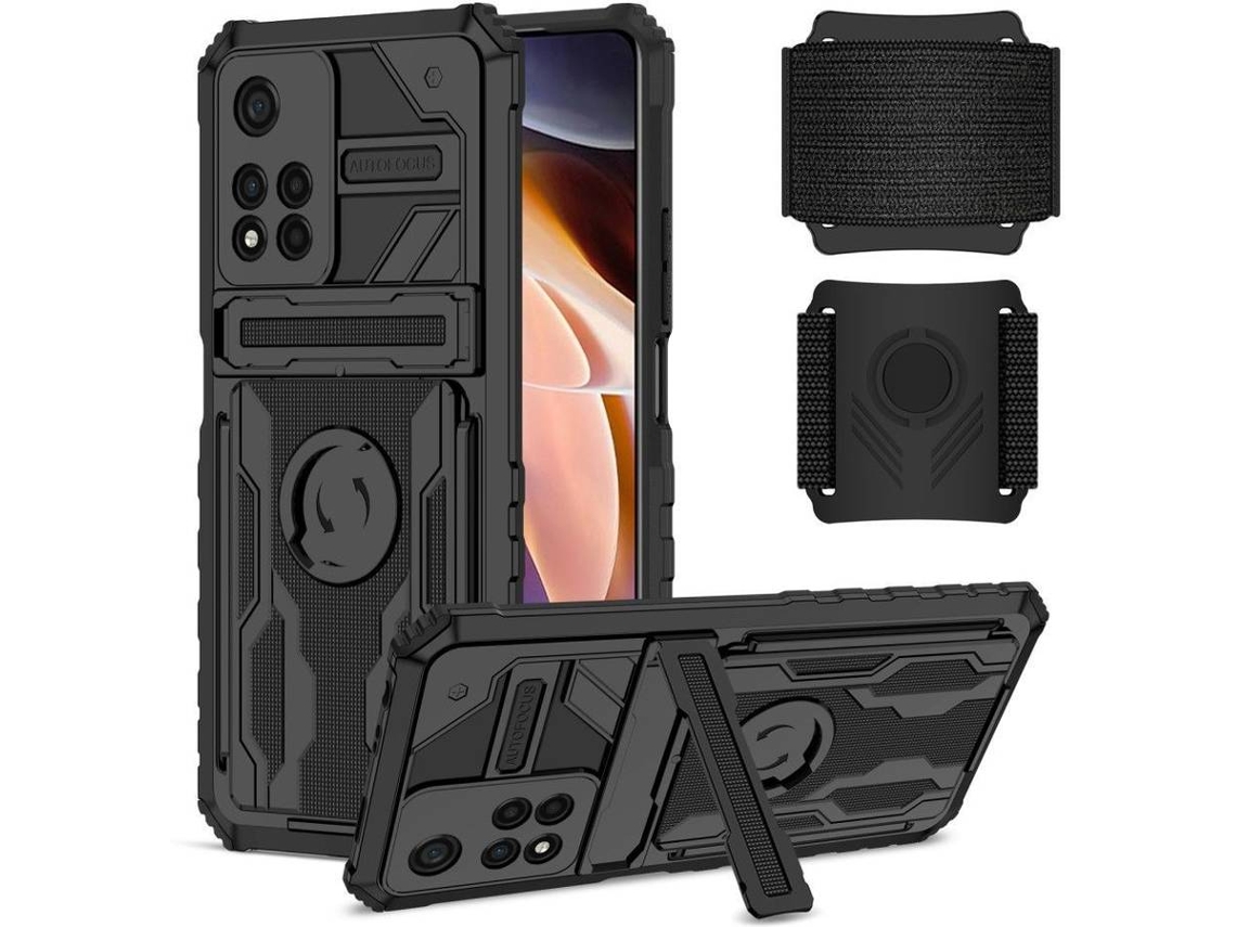 Capa Apple iPhone 11 Pro HFS-HOUSE com Alça Ajustável (Preto)