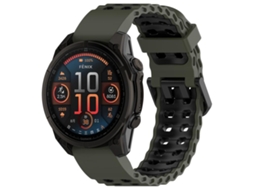 Pulseira Para Garmin Ocean (26mm) - Silicone Bicolor - Fivela Dupla