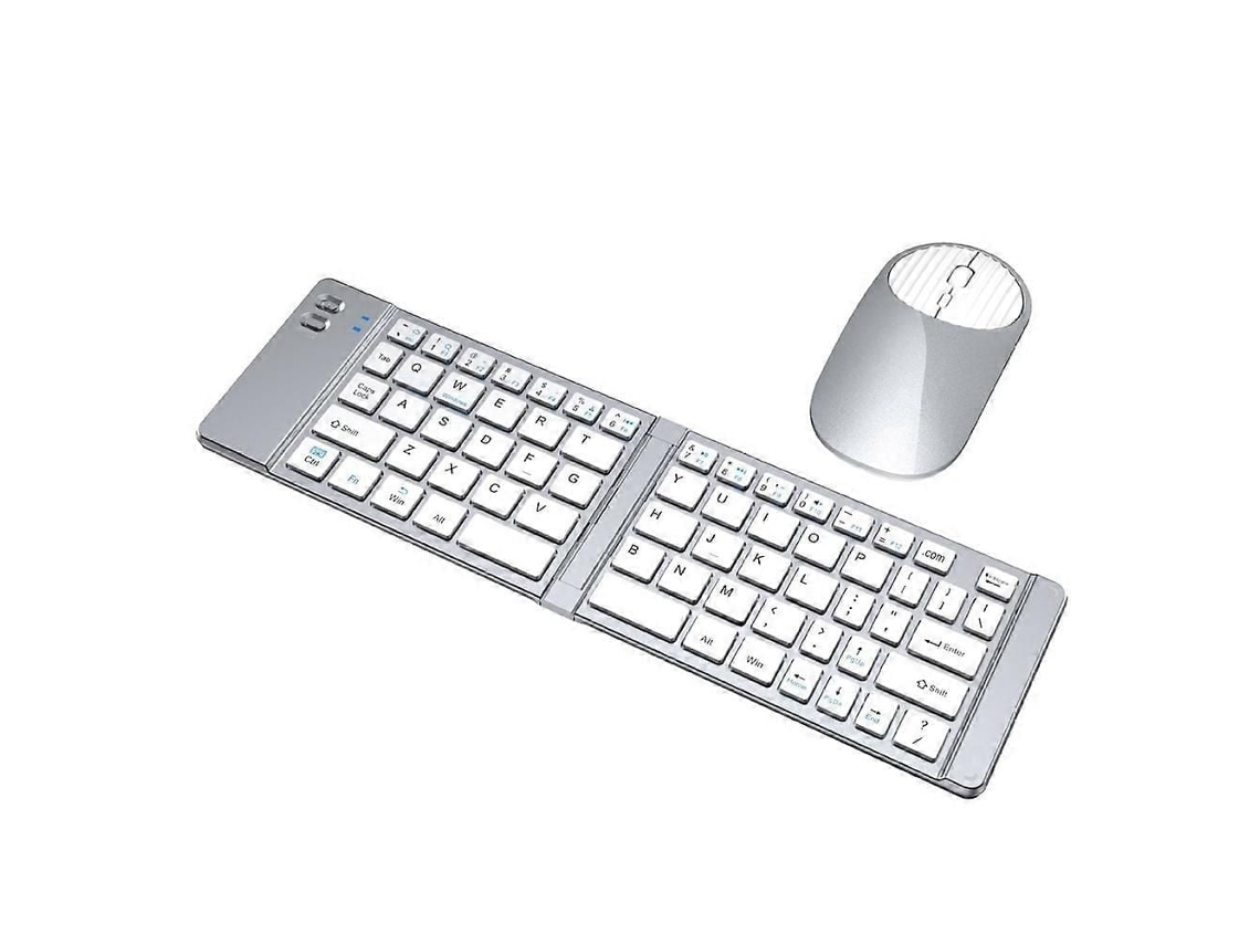 Conjunto de Teclado e Mouse Sem Fio Bluetooth 2.4g Type C TAISHENGDA
