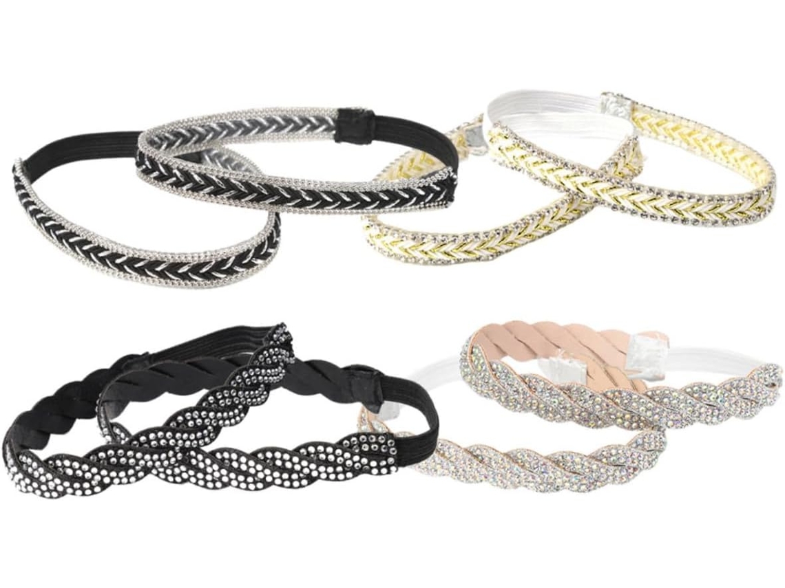 Conjunto De 4 Pares De Tiras De Couro Ajustáveis Para Salto Alto, Com Proteção Antiderrapante, Para Mulheres.