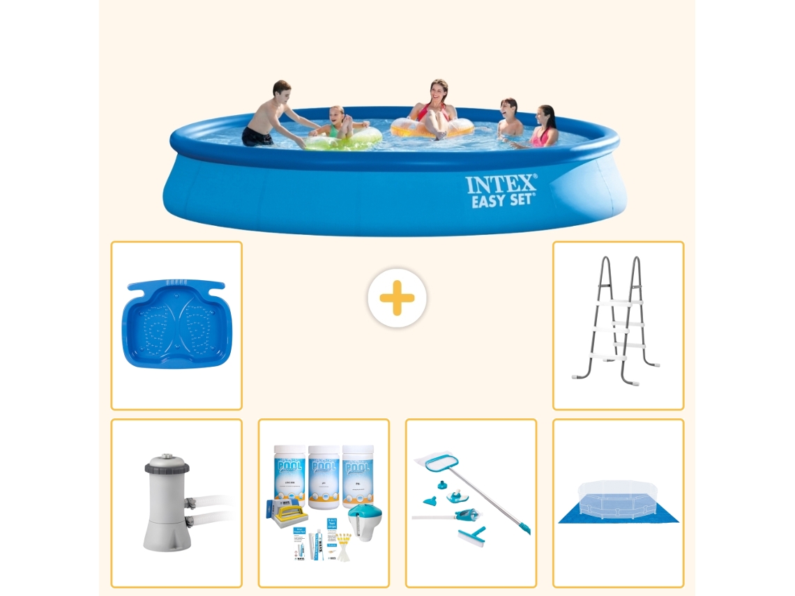 Intex Piscina Easy Set Redonda - 457x84 Cm - 7-peças S20952