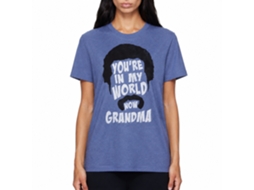Rockinstone Happy Gilmore You're In My World Heather Royal Adult T-shirt Size:s
