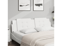 Vidaxl Almofadão De Cabeceira Zadar 183 Cm Couro Artificial Branco
