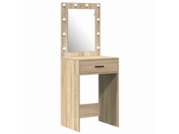 Conjunto 3 Mesa De Vestir Vidaxl Castanho Derivados De Madeira (40 X 41 X 135 Cm)