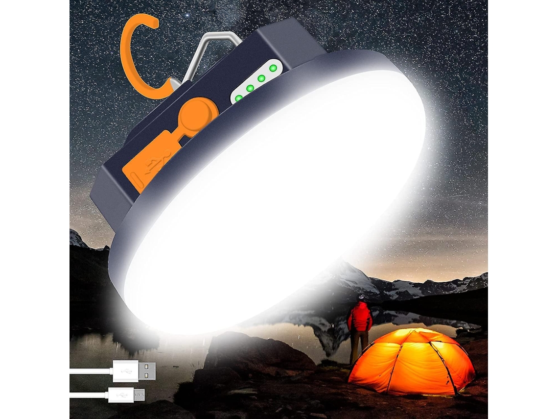 Lanterna De Acampamento Portátil Pxcl, Lanterna Led Recarregável Usb De 5000 Mah Com Base Magnética, À Prova Dágua, 4 Modos De Iluminação. Olysi Shop