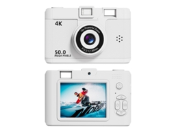 Câmara Digital Tela De 2,4 Polegadas, 50mp, Zoom De 16x (branca - Cartão De 8g) Cuich
