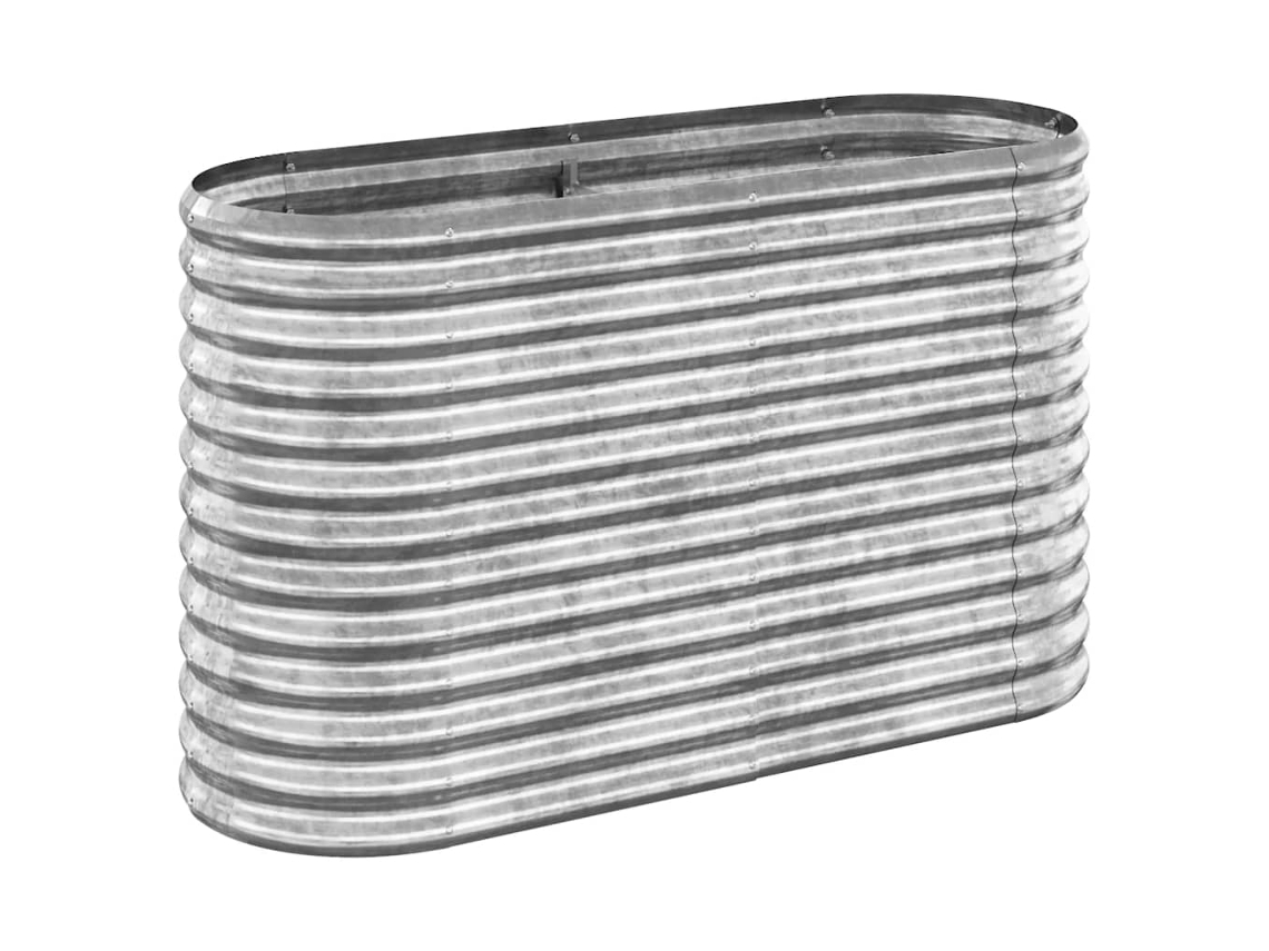 Garden Raised Bed, Garden Raised Beds Vidaxl Prateado Aço (114 X 40 X 68 Cm)