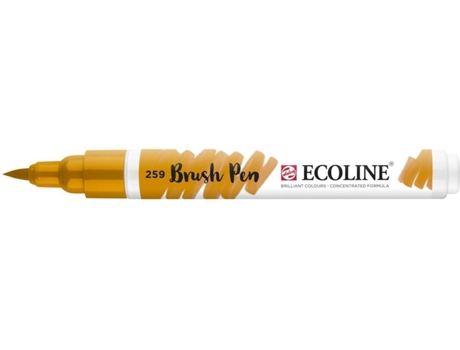Marcador Ponta Pincel Ecoline®,  Amarelo Arena (259)