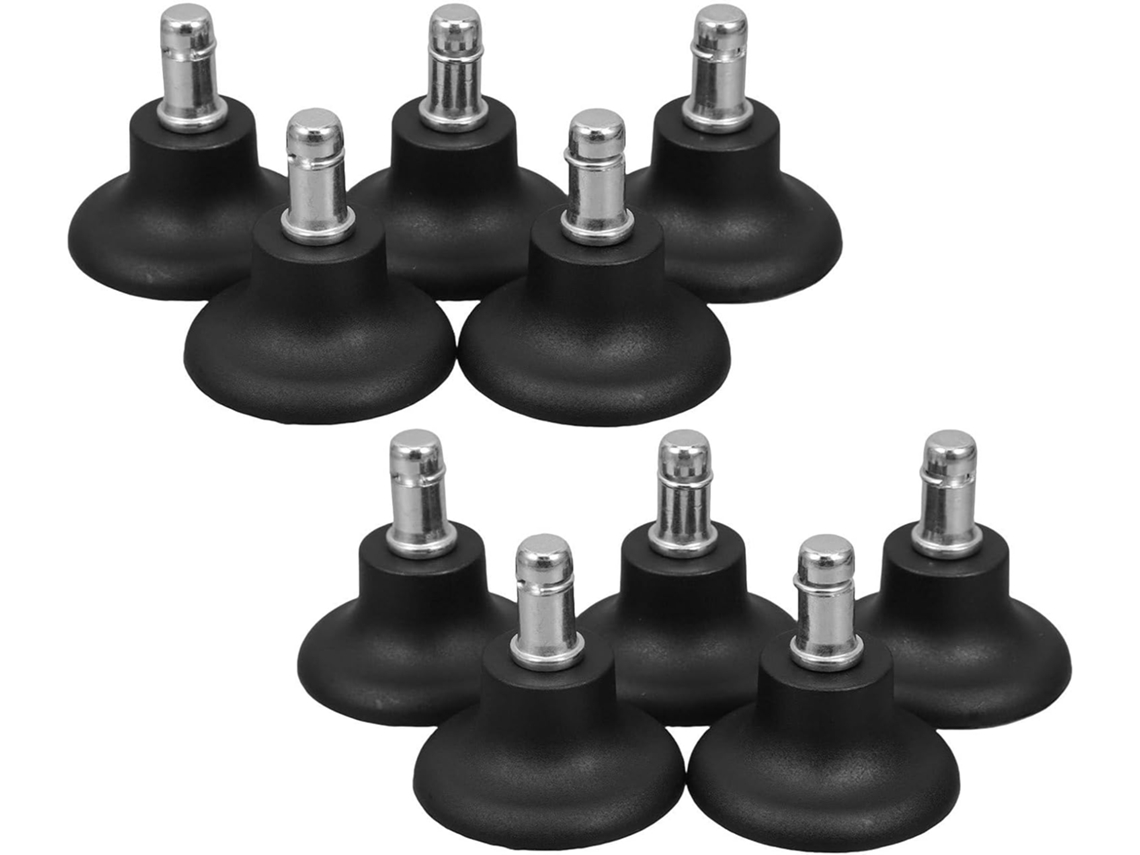 Conjunto genérico com 4 elevadores de sofá silenciosos e antiderrapantes, com ajuste de altura e redução de ruído.