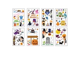 Adesivos de Halloween Decoração Fofa para Janelas NEVEANCE