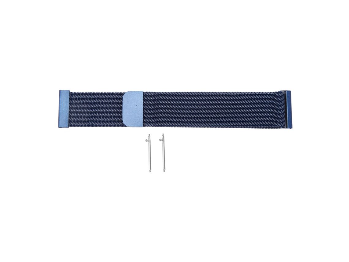 Pulseira de Relógio de Malha Metálica com Anel Magnético de Aço Inoxidável EOOCOO (universal 22mm, Compatível com Huawei Gt)