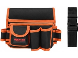Bolsa de trabalho multifuncional com alças, porta-ferramentas, estojo para ferramentas, tecido Oxford resistente ao desgaste.