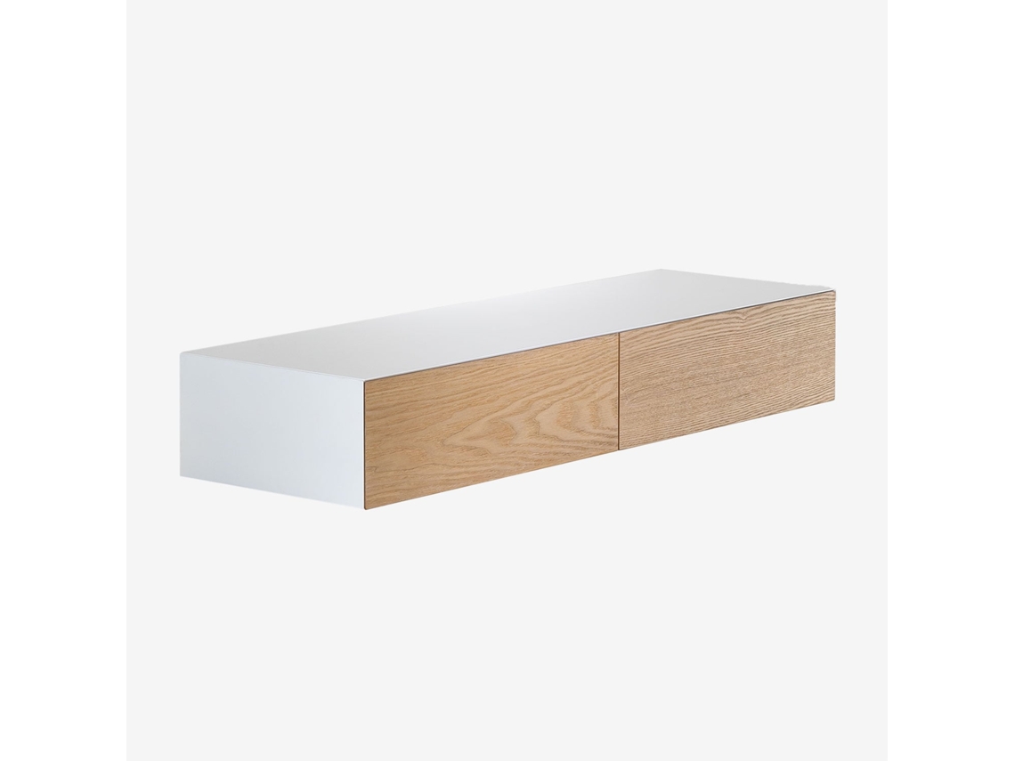 SKLUM Consola de Parede Florens Mdf Natural