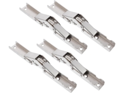 Conjunto De 4 Dobradiças Metálicas Para Portas Armário Dobráveis, Com