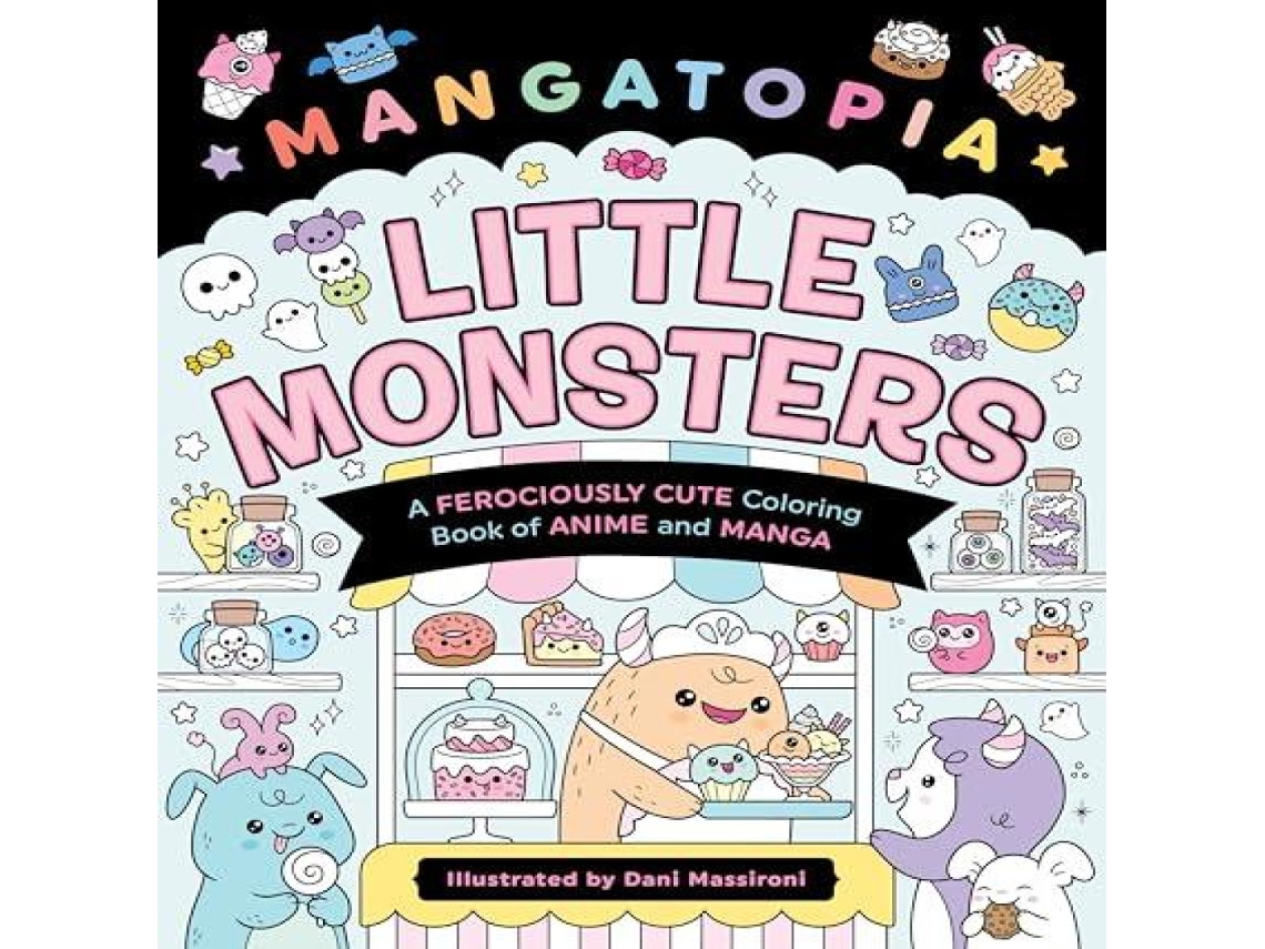 Livro Mangatopia Little Monsters de Daniela Massironi (Inglês)