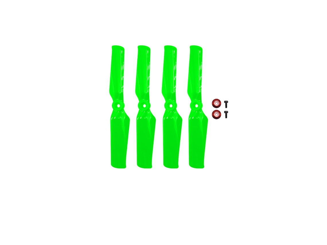 Conjunto de Pás de Cauda de Substituição para Helicóptero Goosky S2 MDUG (verde)