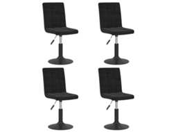 Dining Chair, Dining Chairs Vidaxl Preto Veludo (n/a)