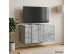 Vidaxl Gabinete De Tv De Parede 59,5 X 31 X 30 Cm Cinzento Cimento
