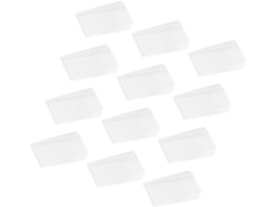 Conjunto De 12 Cunhas Niveladoras Transparentes Pvc Da Baluue, Resistentes Ao Desgaste E À Pressão, Ideais Para Pisos