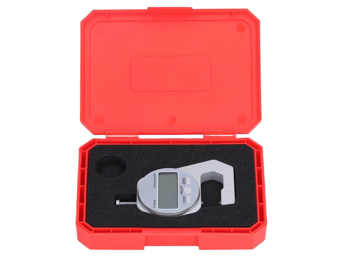 Paquímetro Digital De Espessura 0-10mm Com Visor Lcd E Desligamento