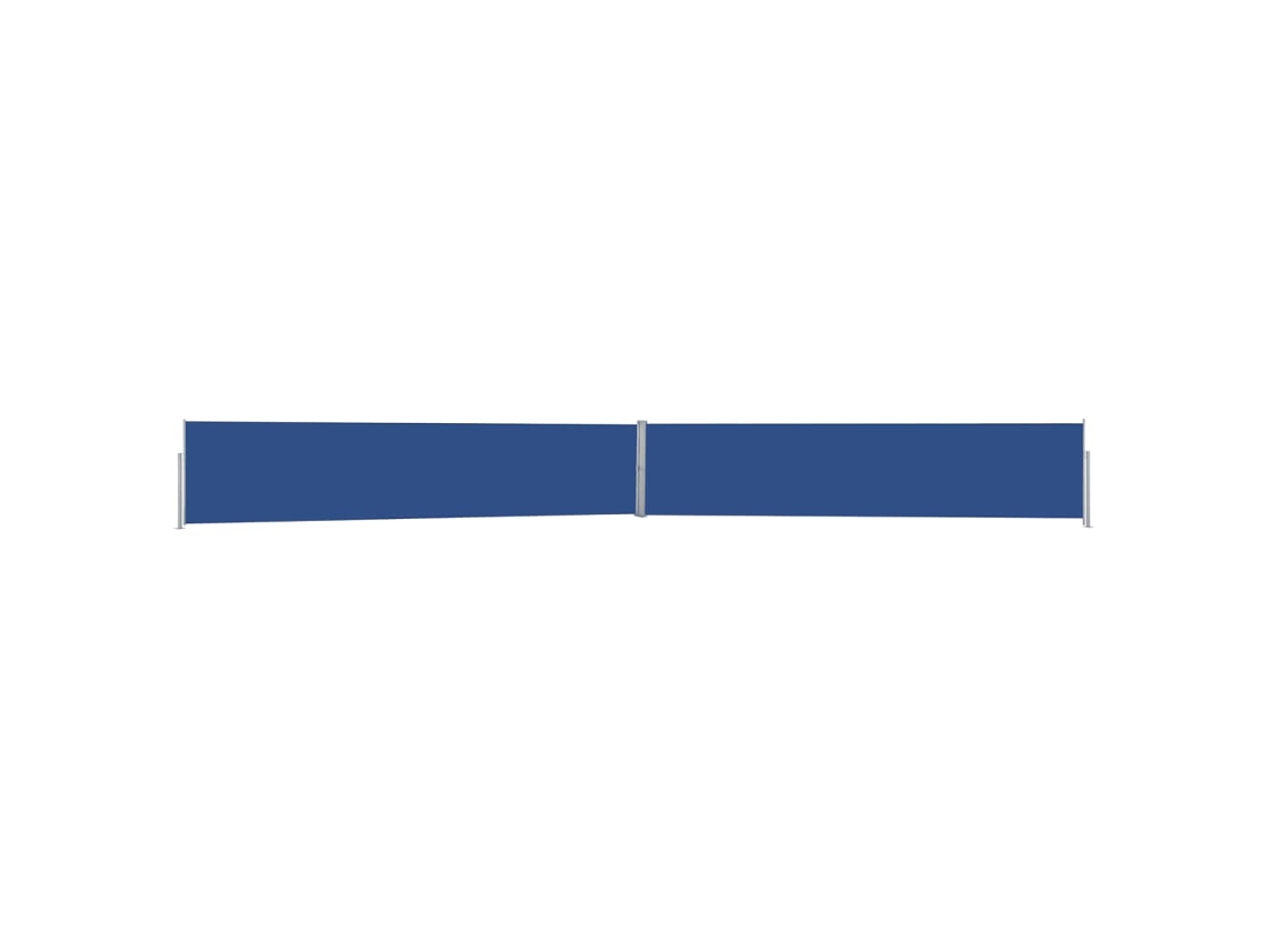 Side Awning, Side Awnings Vidaxl Azul Tecido (140 X 1200 Cm)
