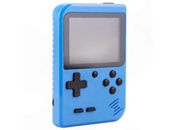 Console de Jogos Portátil Vintage Azul Retro Dispositivo Clássico Mini Sistema Jogo GOKOCO
