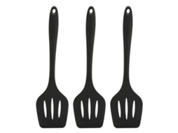 3pcs espátula de silicone alimentícia perfurada fácil limpeza inodora ferramenta multifuncional cozinha S/MARCA